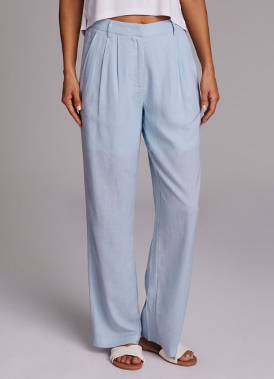 Laidback Linen Pleated Pant