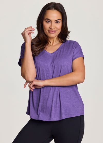 Plus Breezy Hi Low Tee