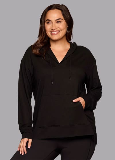 French Terry Hoodie Tunic