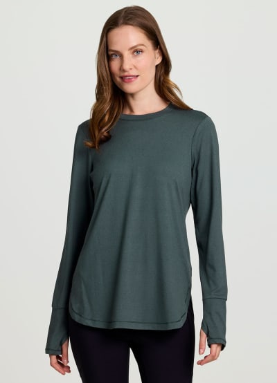 Studio Practice Long Sleeve Tunic Tee
