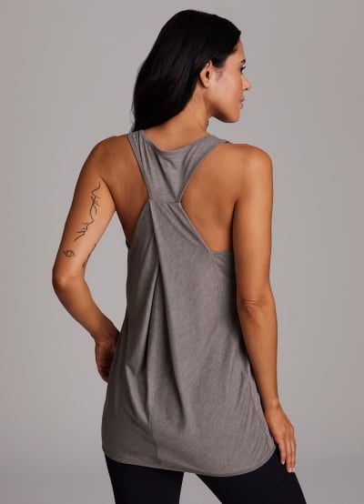 Relaxed Twist Back Tank Top