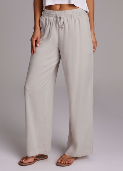 Laidback Linen Drawstring Trouser