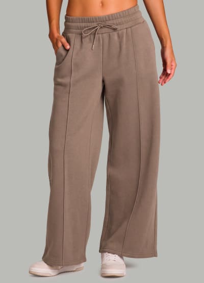 Downtown Fleece Wide Leg Pant