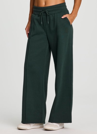 Downtown Fleece Wide Leg Pant