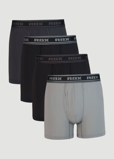 Premium Mesh Boxer Briefs with Fly 4-Pack