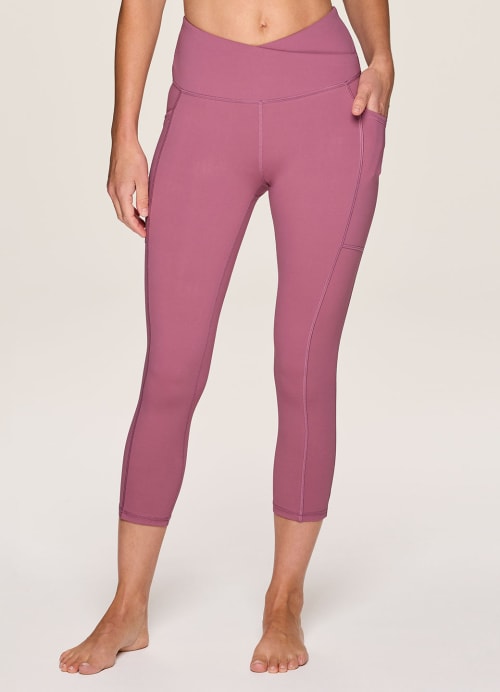 RBX Crushed Velvet Leggings Dusty Rose Pink Choose Size NWT