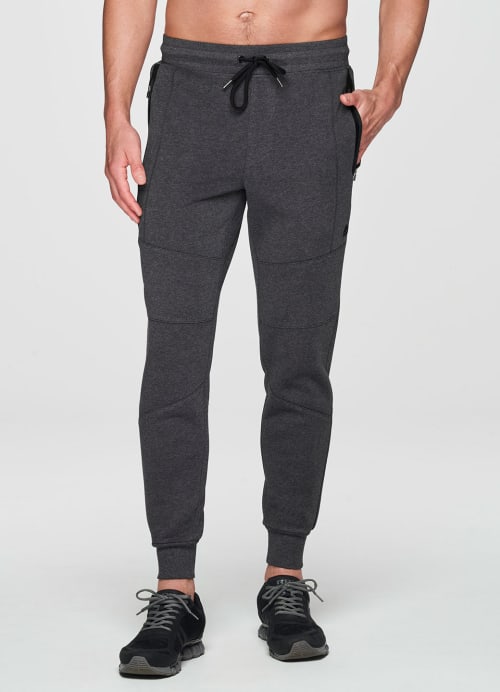 NWT $78.00 Men's RBX Tapered Jogger Pants Sweatpants Black Medium