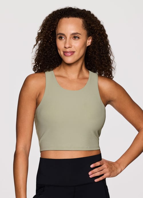 RBX Womens Space Dye Interlock Sports Bra