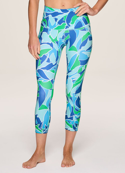 Battle Box [BB] Women's Green Capri Leggings