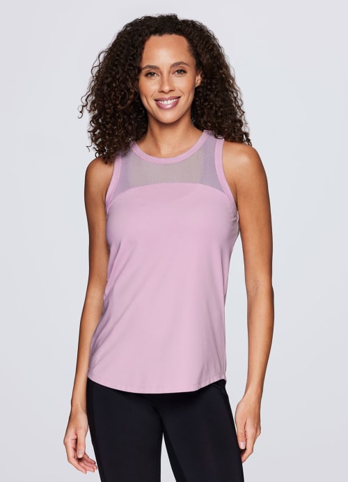 Super Soft Strappy Shelf Bra Tank - RBX Active