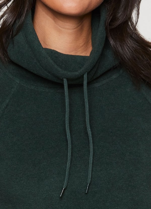 cowl neck fleece