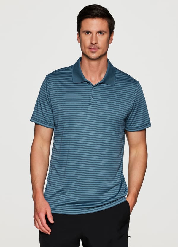 Stay On Course Striped Polo - null