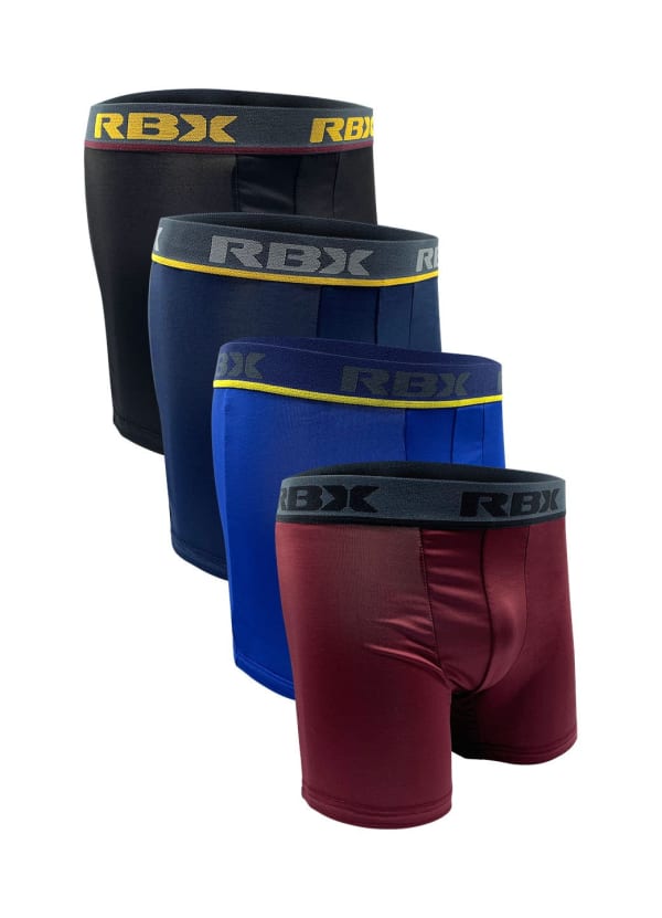 Men's Quick Dry Boxer Briefs 4-Pack - null
