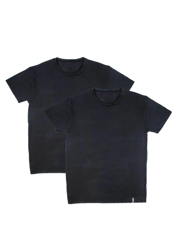 Men's Crew Neck Undershirts 2-Pack - null