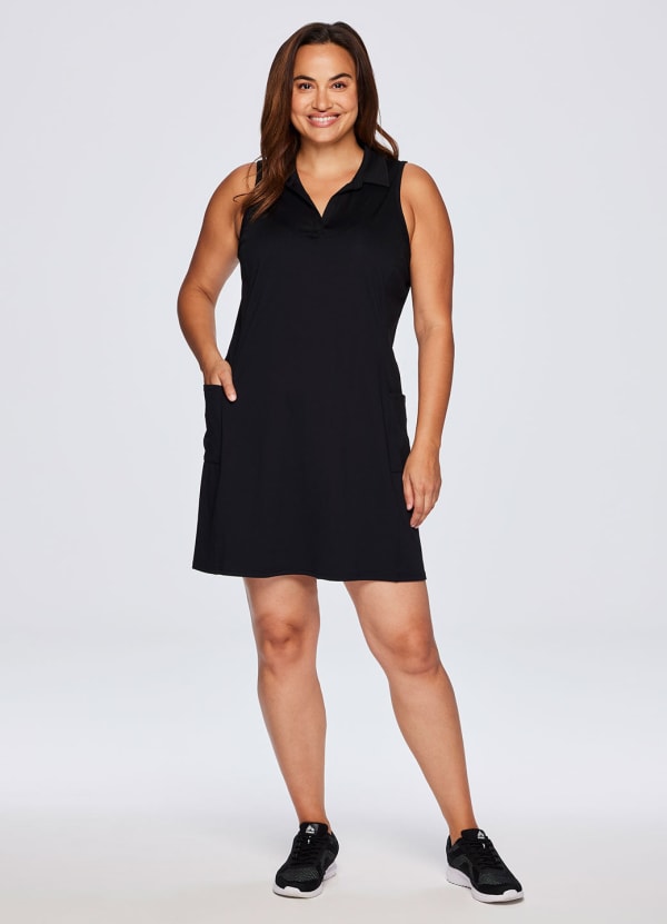 Plus Prime Polo Tank Dress - null