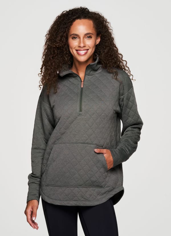 Birch Quilted 1/4 Zip Sweatshirt - null