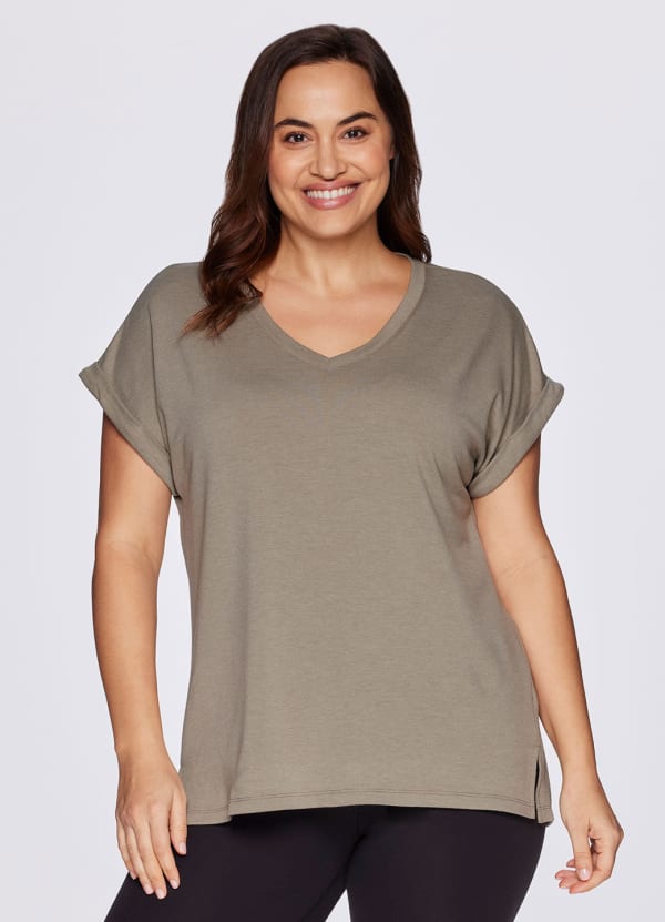 Plus Everyday V-Neck Tunic - null