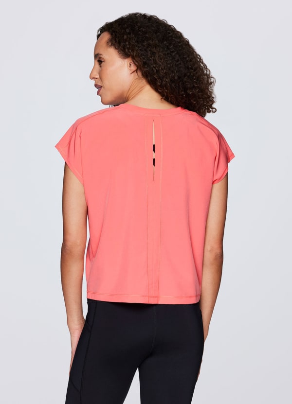 Tivoli Stretch Woven Tee - null