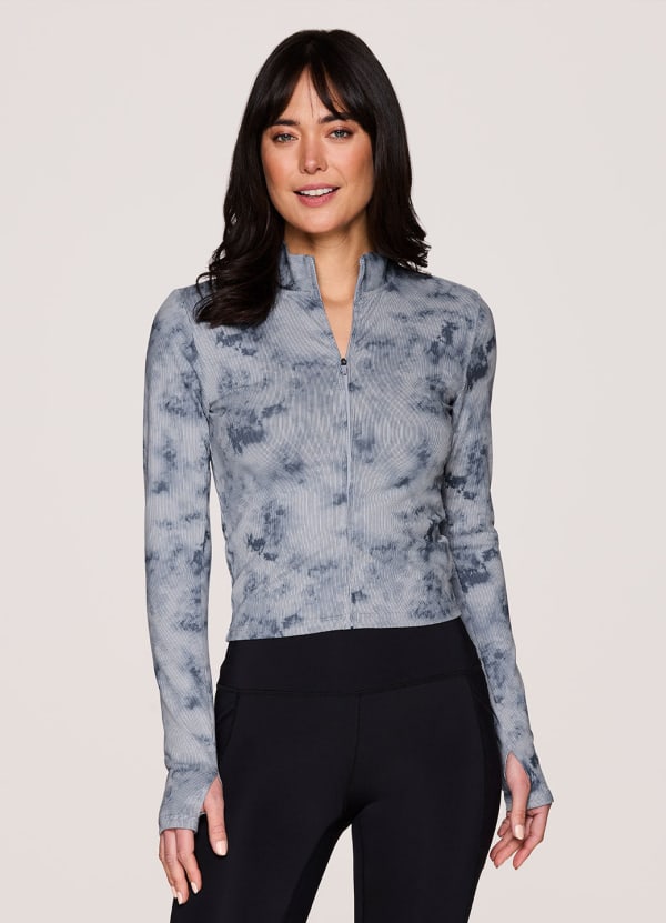 Zen Ribbed Tie Dye Jacket - null