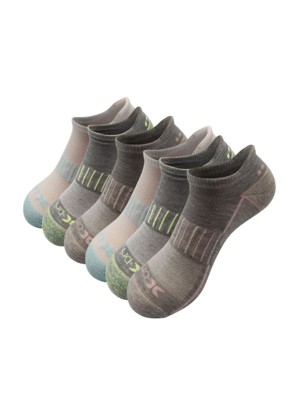 Women's 6-Pack Prime No Show Heel Tab Socks - null