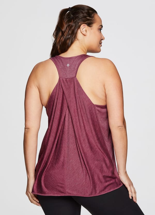 Plus Prime Relaxed Twist Back Tank Top - null