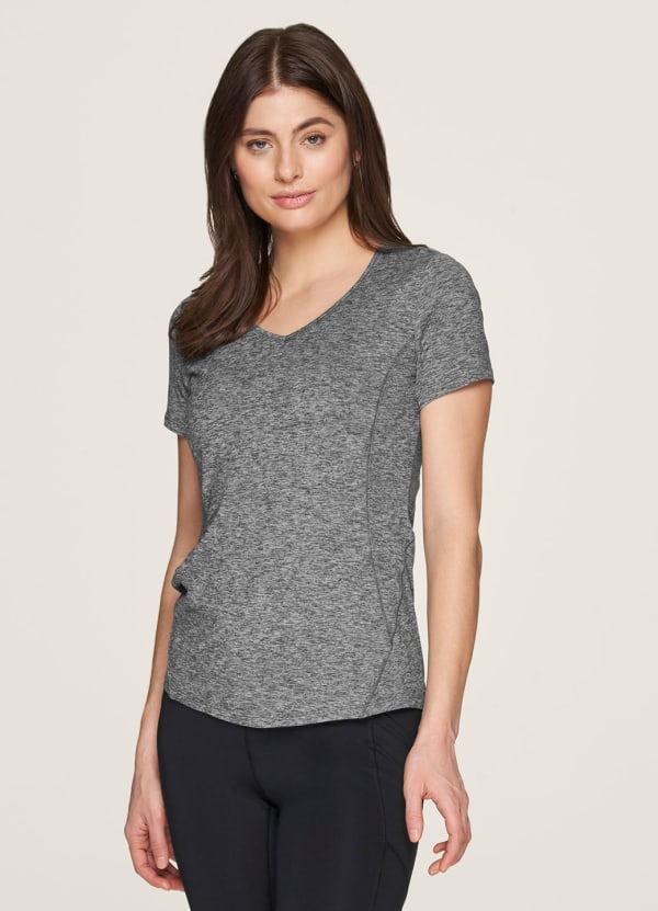 Stratus Super Soft Heathered V-Neck Tee - null