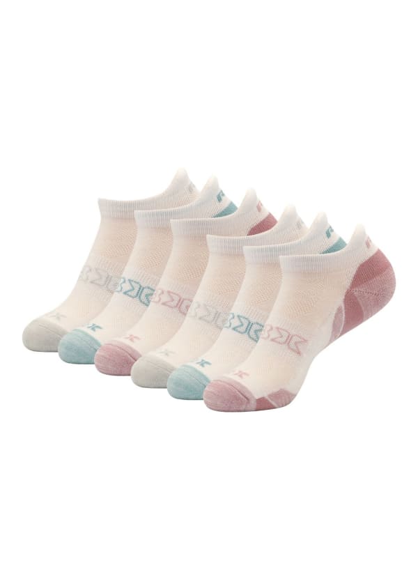 Women's 6-Pack Low Cut Heel Tab Socks - null