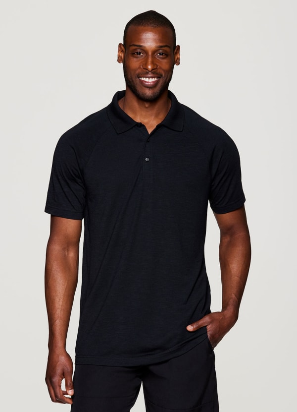 Stay On Course Heathered Polo - null