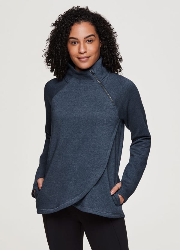 Prime Ready To Roll Fleece Zip Mock Neck Pullover - null