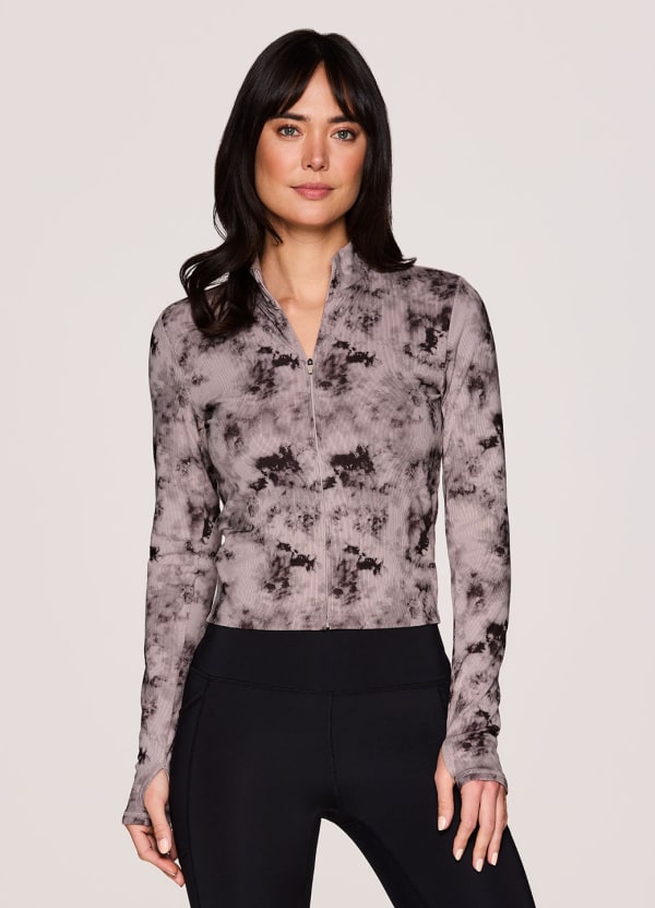 Zen Ribbed Tie Dye Jacket - null