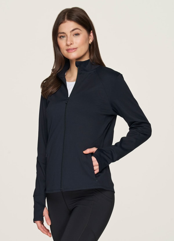Studio To Street Super Soft Mock Neck Jacket - null