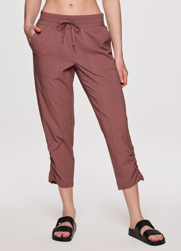 Riley Textured Ankle Pant - null