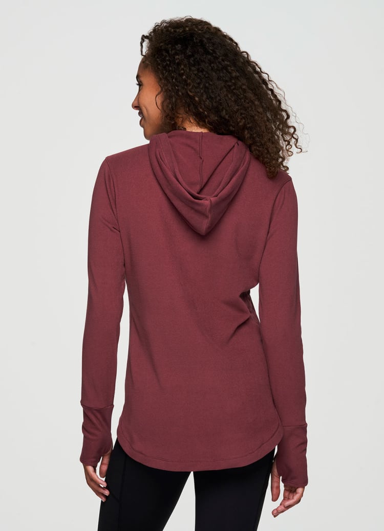 Oliver Plush Hoodie Tunic Sweatshirt RBX Active