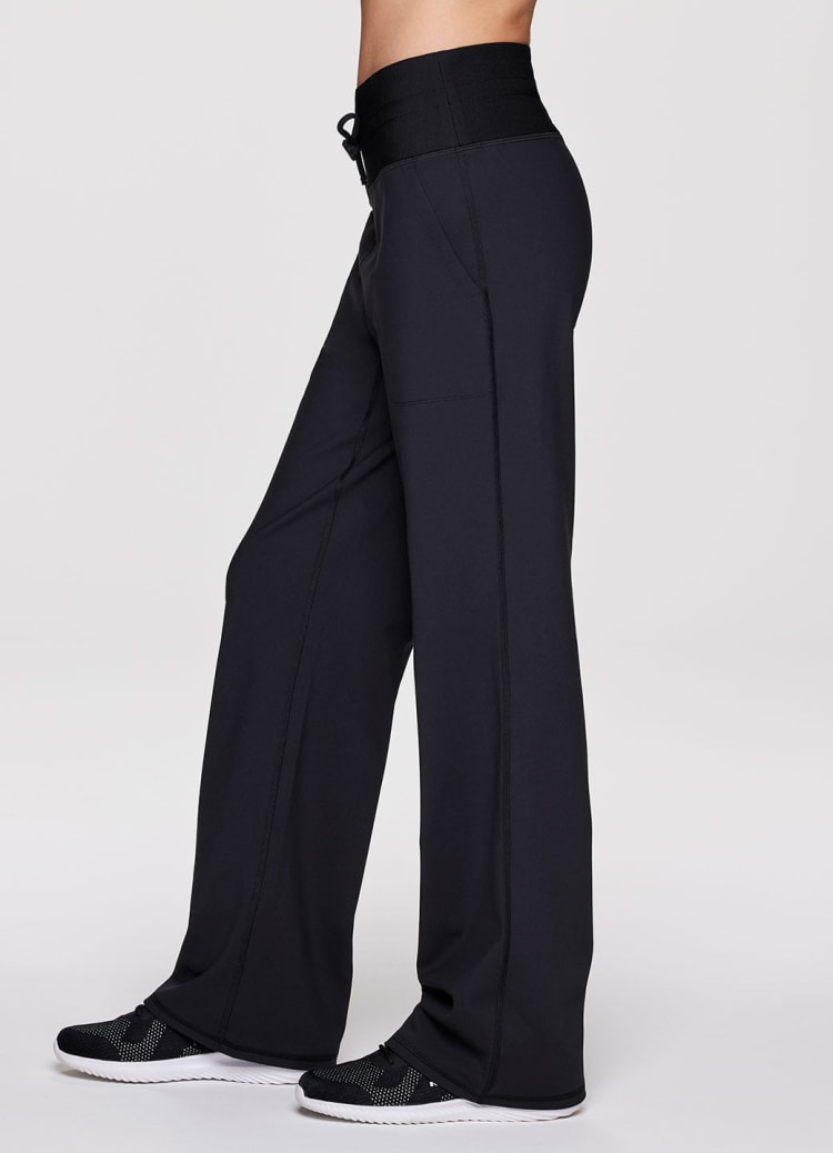 Giselle Straight Leg Pant, Black (Vie Active) - Vie Active