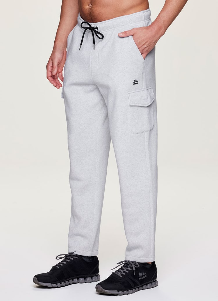 Mens fleece cargo pants on sale