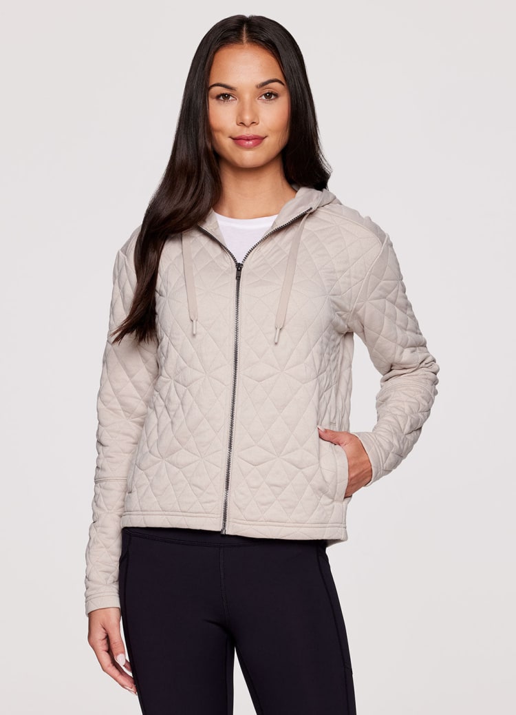 Rbx Active Quilted Hoodie Jacket