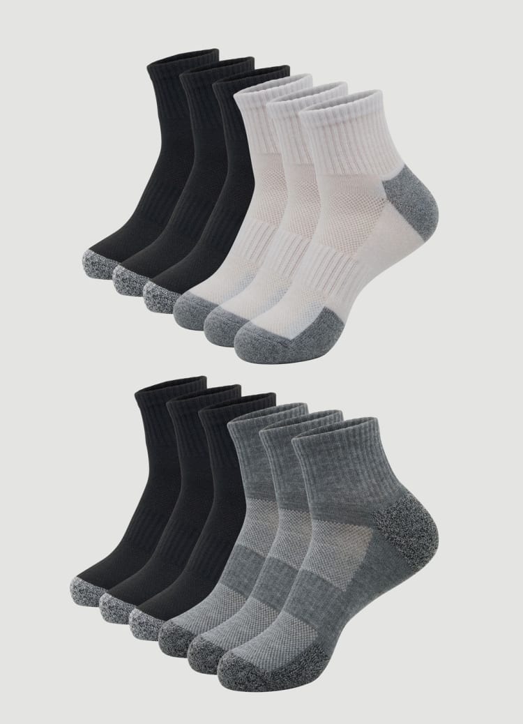 Men's 10-Pack Quarter Socks - RBX Active