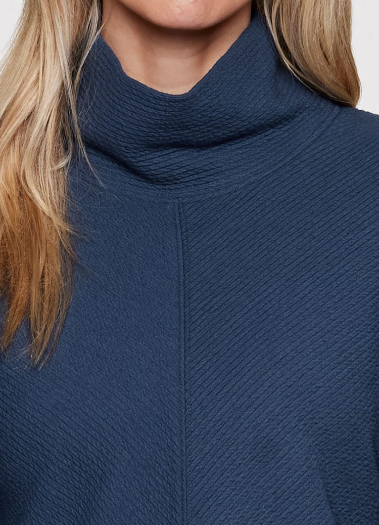 Studio Jacquard Mock Neck Pullover - RBX Active