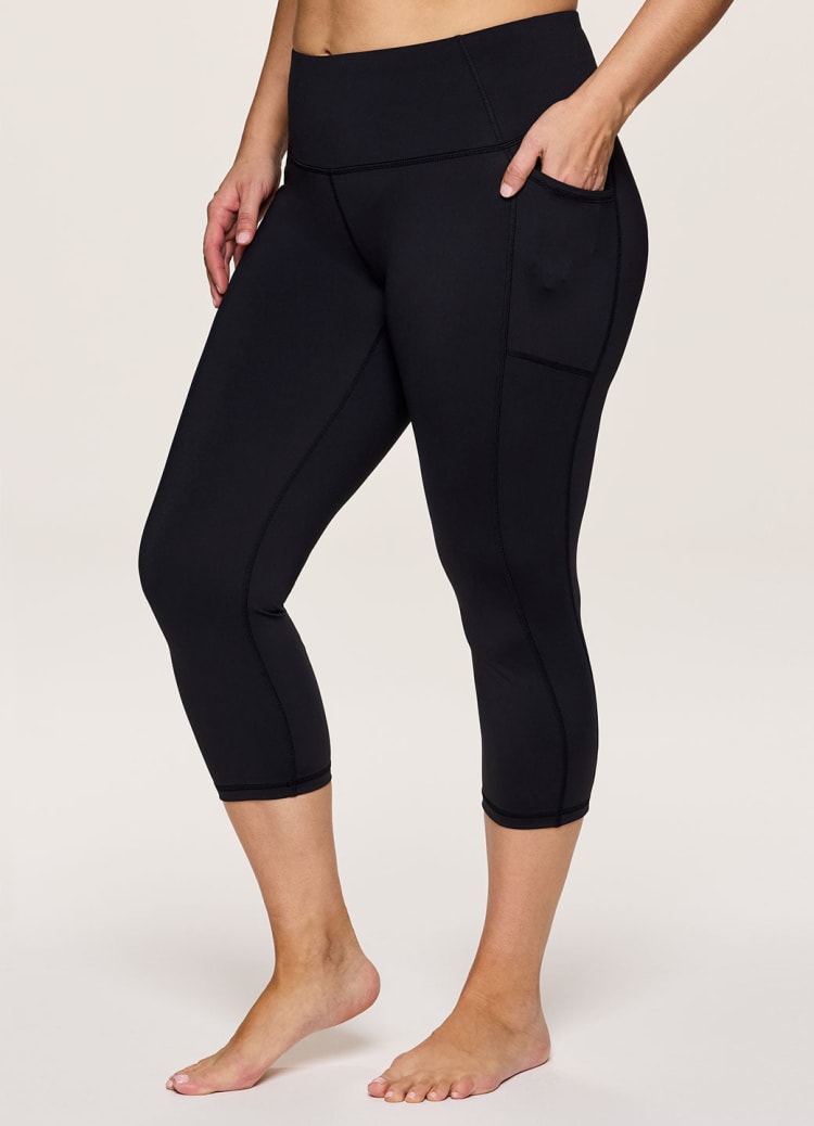 RBX Active Women's Plus Size Ultra Hold 7/8 Legging With Pockets 