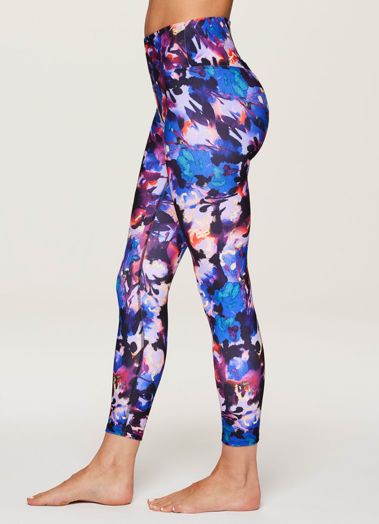 WORKOUT* NWT RBX 7/8 ankle length floral print leggings size XL in 2023