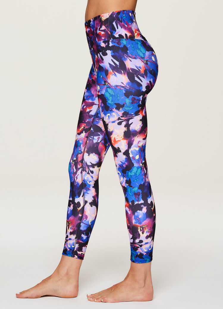 RBX Active Women's Plus Size Ultra Soft 7/8 Tie Dye Legging 