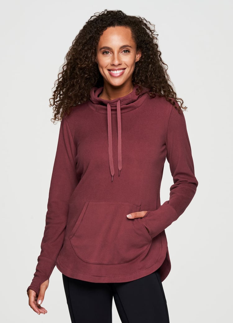 Oliver Plush Hoodie Tunic Sweatshirt RBX Active