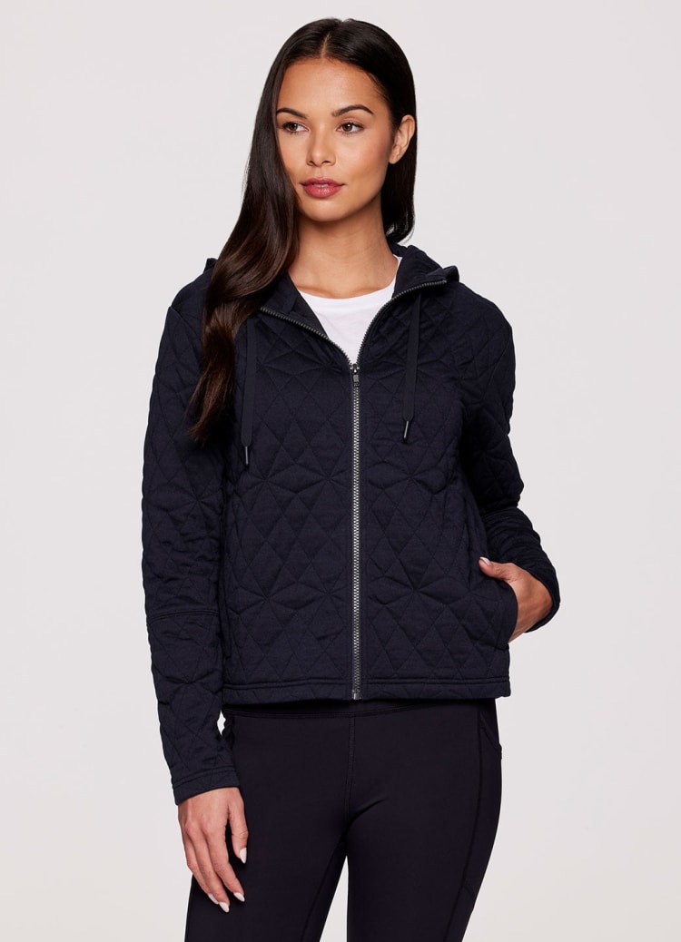 Quilted new arrivals hoodie women's