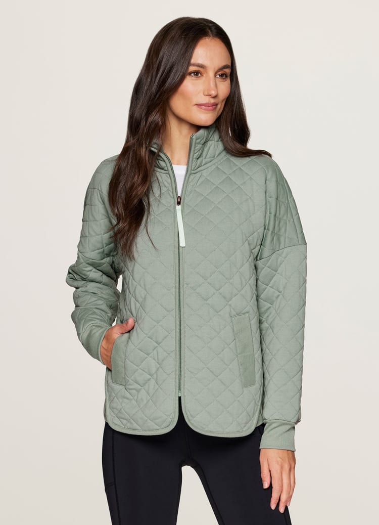 Soft quilted jacket online