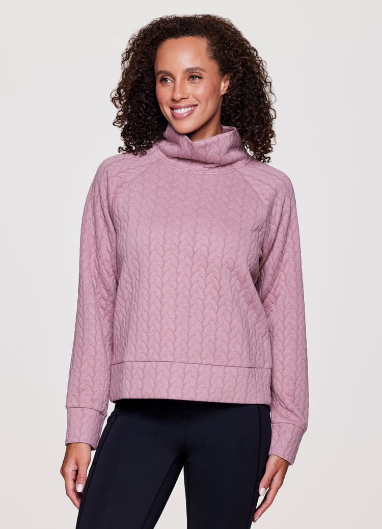 Lennox Cable Cowl Neck Pullover RBX Active