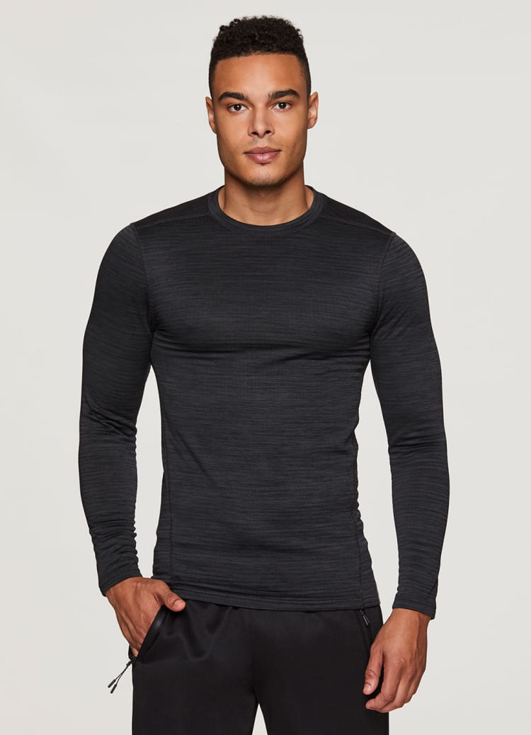 Stratus Fleece Lined Compression Base Layer Tee RBX Active