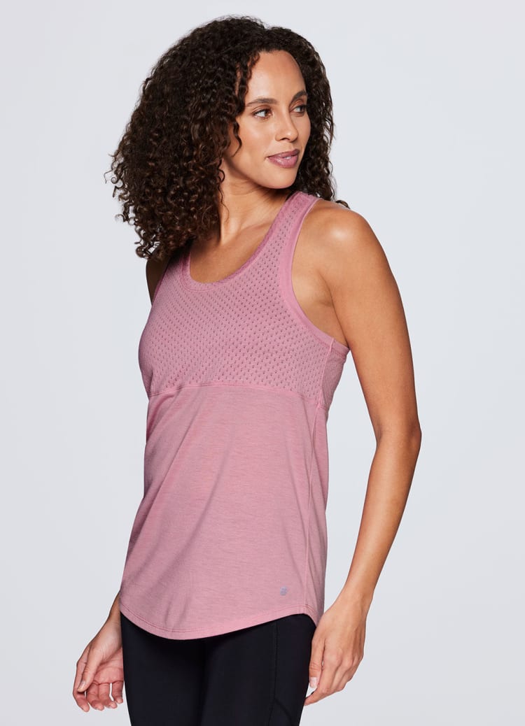 Super Soft Strappy Shelf Bra Tank - RBX Active