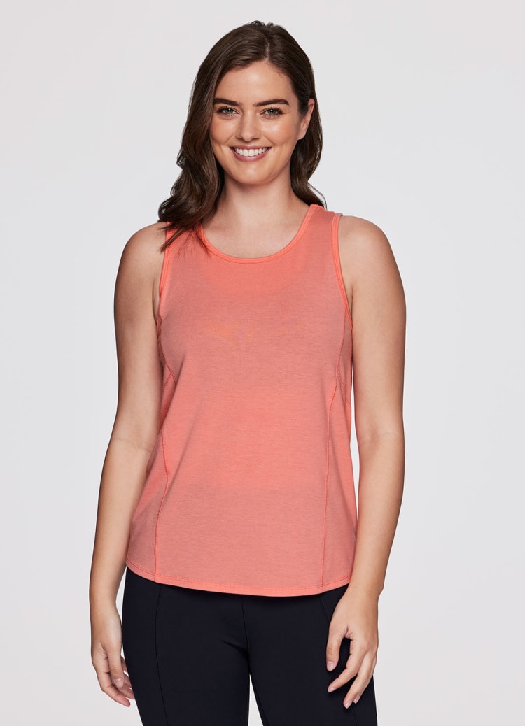 Super Soft Strappy Shelf Bra Tank - RBX Active