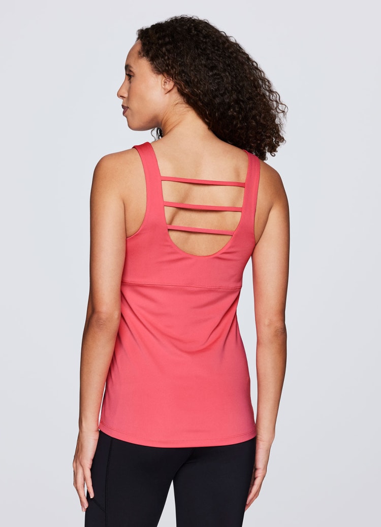 Super Soft Strappy Shelf Bra Tank - RBX Active