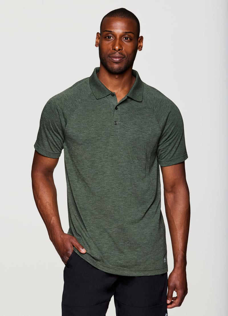 Stay On Course Heathered Polo
